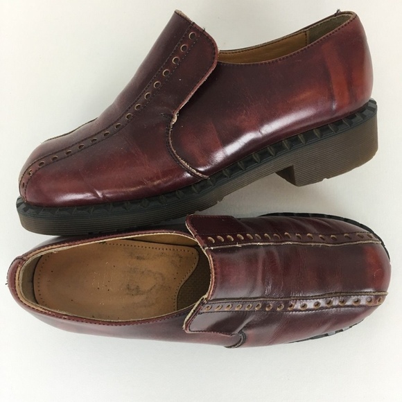 dr martens oxblood loafers